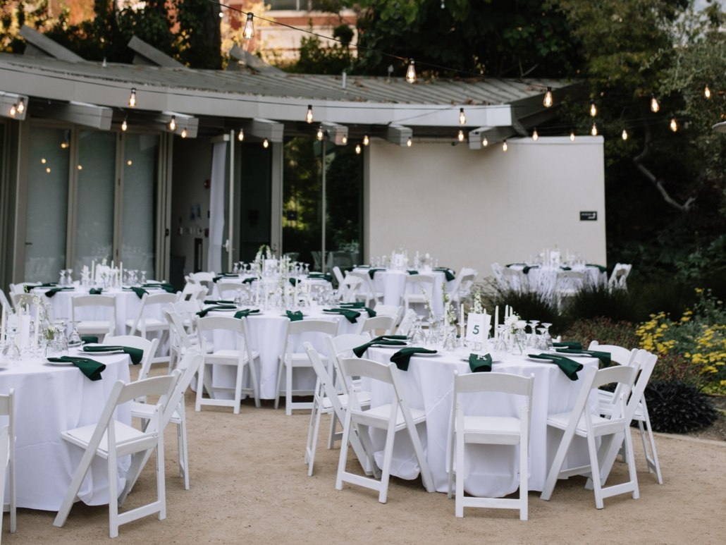 Tabled seating at Herbert Plaza - Photo by Emily Sabio